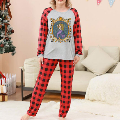 Purplehecate Celestial Capricorn Zodiac Christmas Pajamas