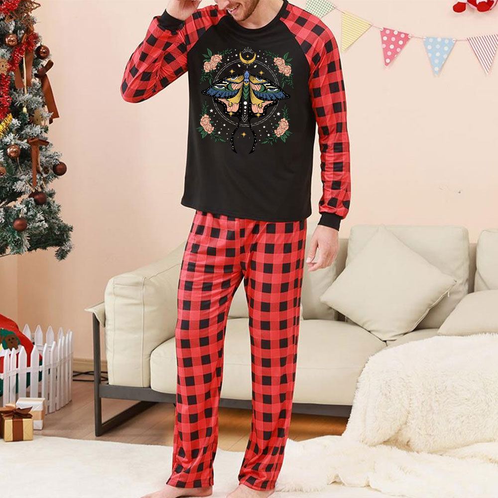 Purplehecate Mystical Moth Christmas Pajamas