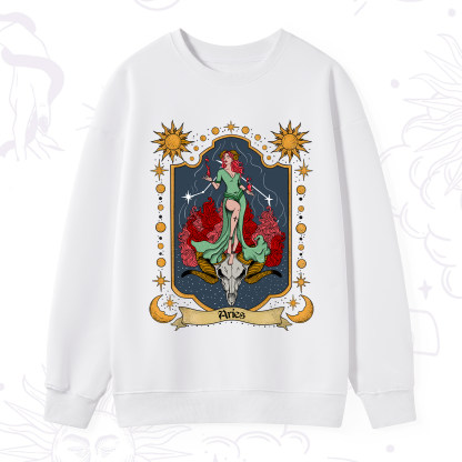 Purplehecate Aries Zodiac Sweatshirt