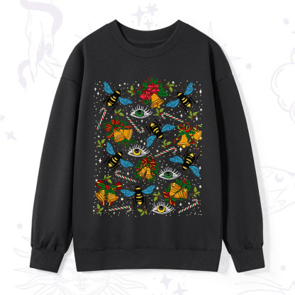 Purplehecate Christmas The Bee's Knees Sweatshirt