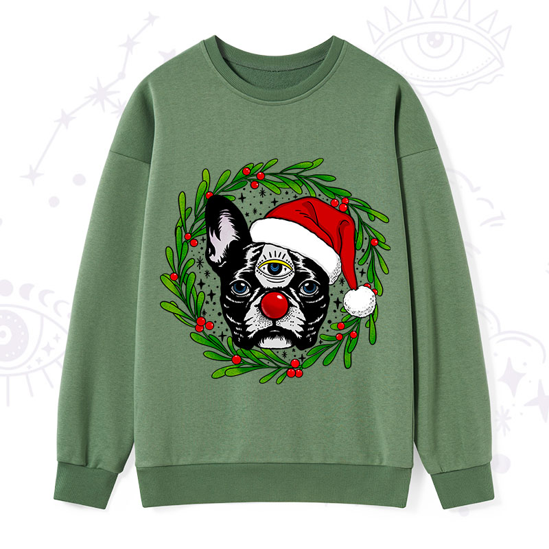 Purplehecate Christmas Celestial Canine Sweatshirt