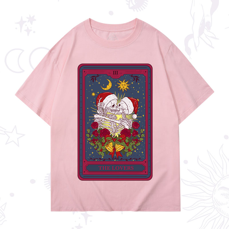 Purplehecate Christmas The Lovers Tarot T-Shirt