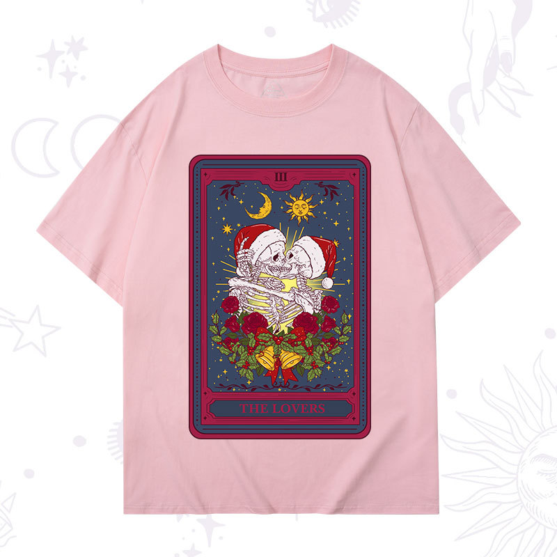 Purplehecate Christmas The Lovers Tarot T-Shirt