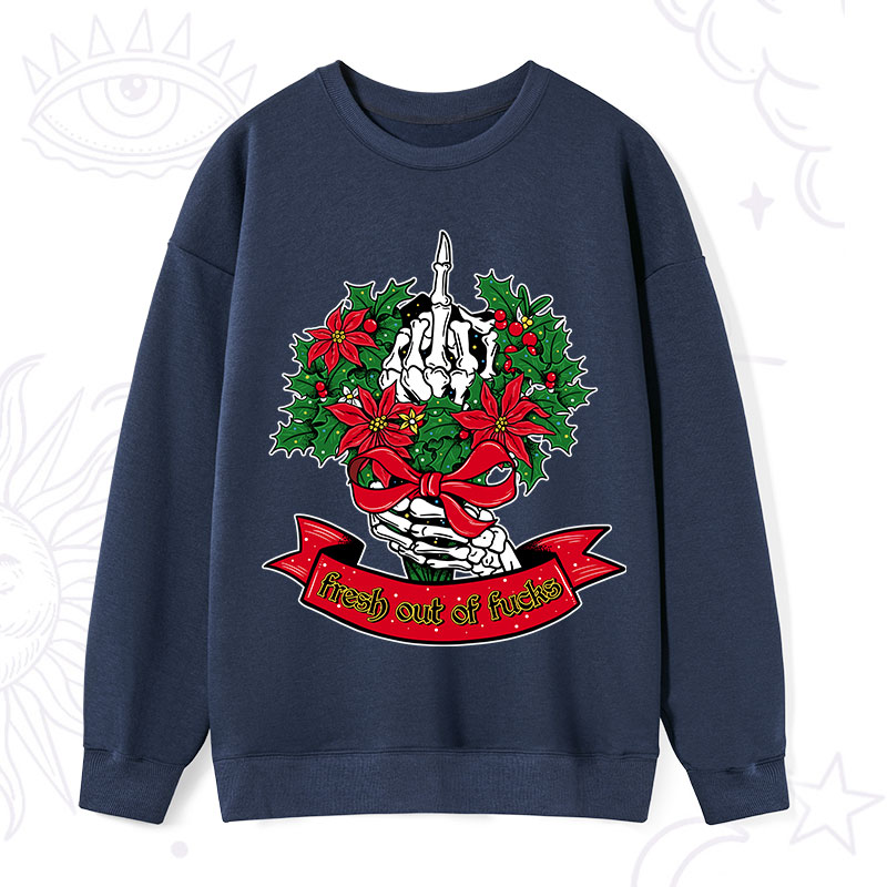 Purplehecate Christmas Fresh Out Of Fuck Sweatshirt