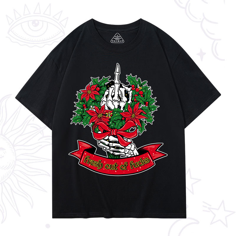 Purplehecate Christmas Fresh Out Of Fuck T-Shirt