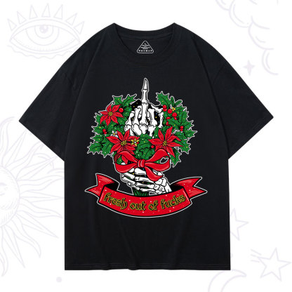 Purplehecate Christmas Fresh Out Of Fuck T-Shirt