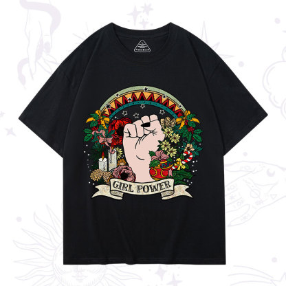 Purplehecate Christmas Girl Power T-Shirt