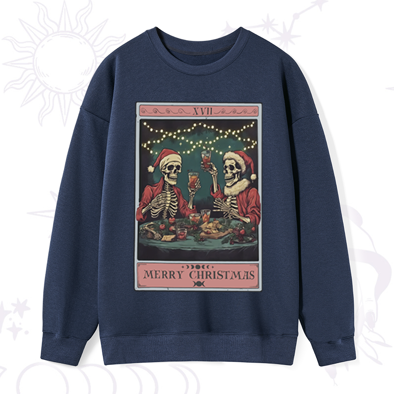 Purplehecate Christmas Dinner Tarot Sweatshirt