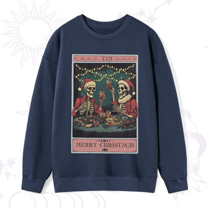 Purplehecate Christmas Dinner Tarot Sweatshirt