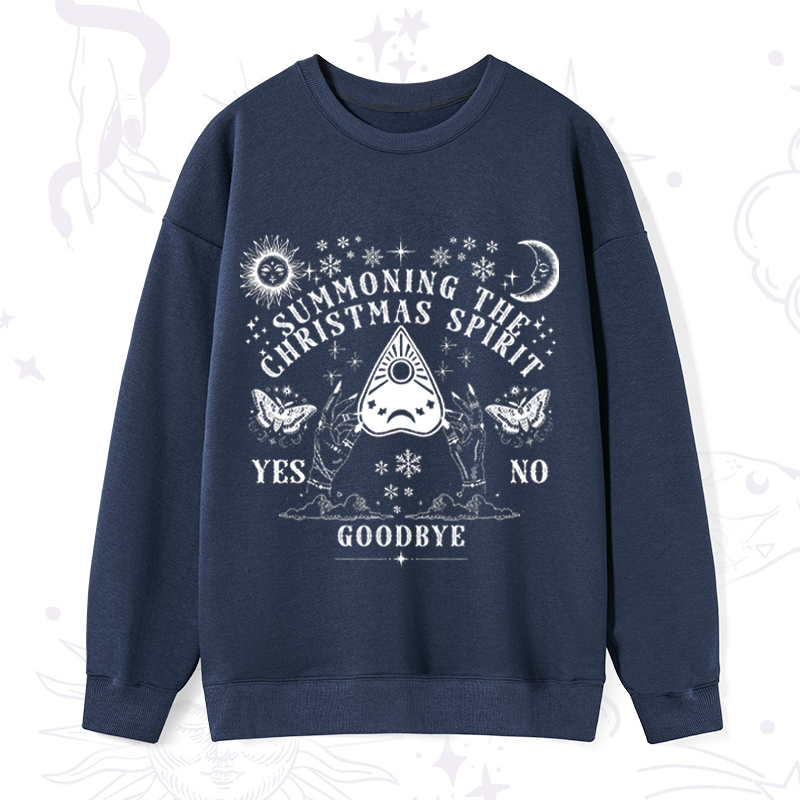 Purplehecate Christmas Mystical Talking Board Sweatshirt