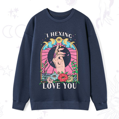 Purplehecate I Hexing Love You Sweatshirt