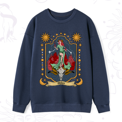Purplehecate Aries Zodiac Sweatshirt