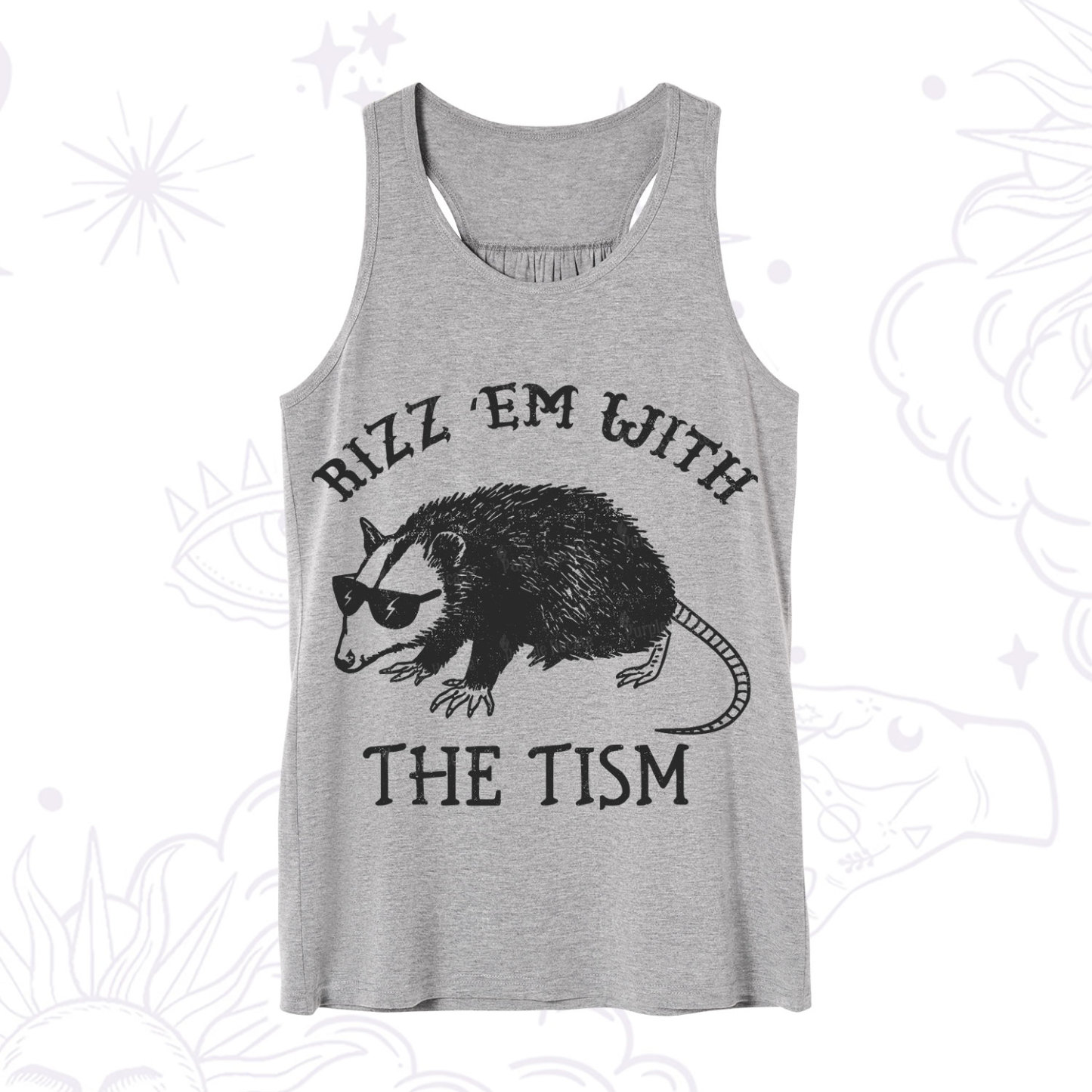 Purplehecate Rizz Em With The Tism Opossum Tank