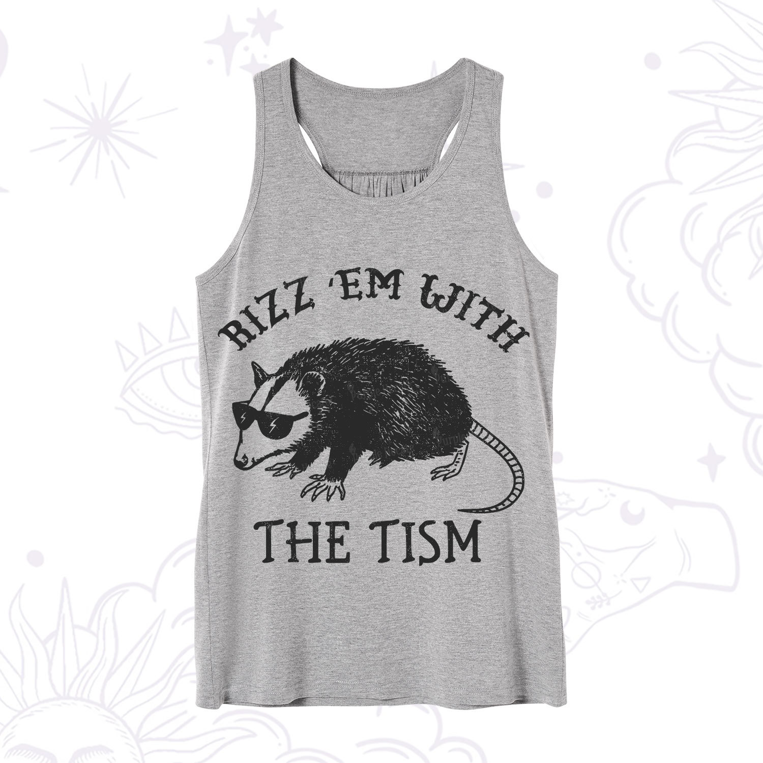 Purplehecate Rizz Em With The Tism Opossum Tank