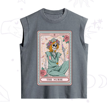 Purplehecate The Nurse Tarot Vintage Washed Tank