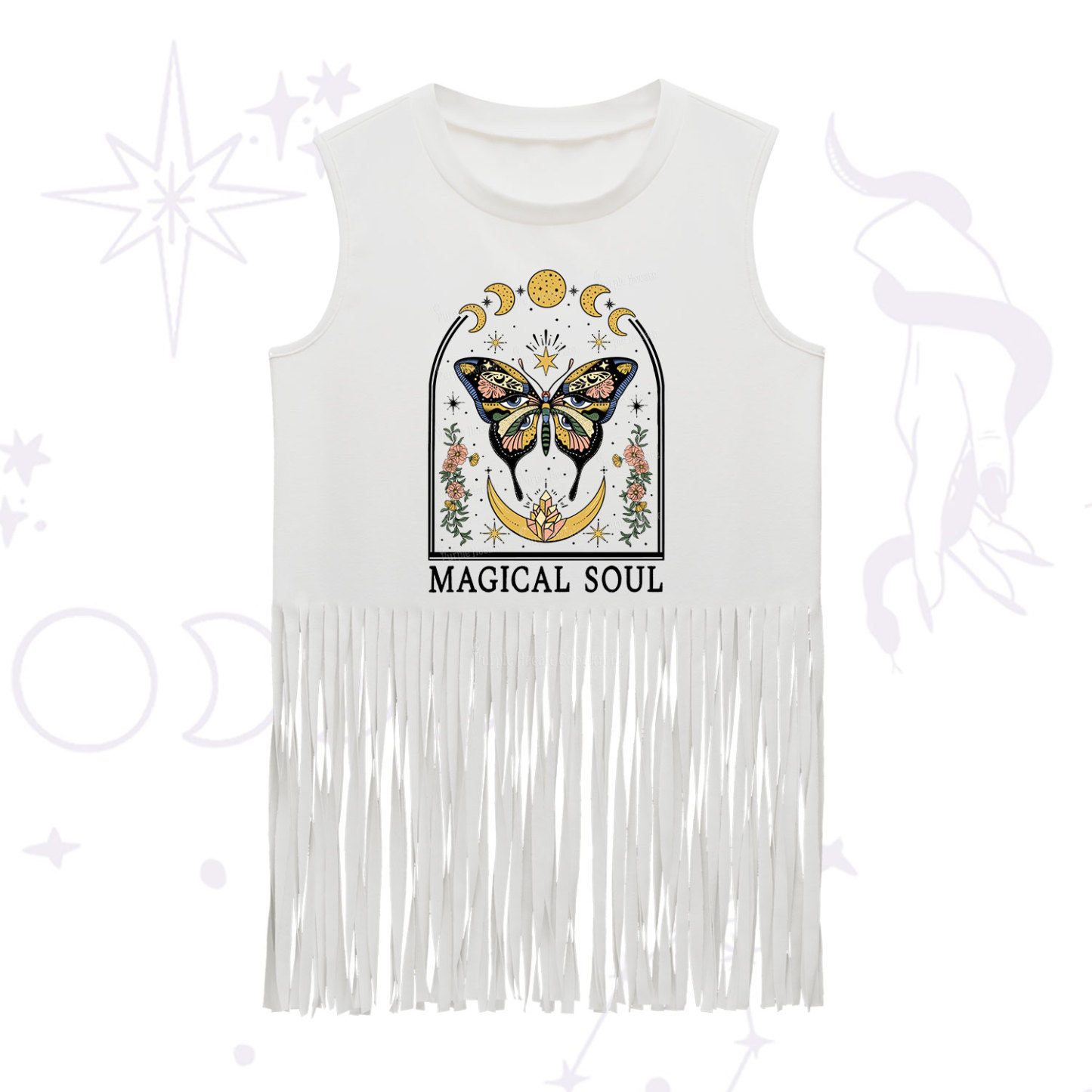 Purplehecate Magical Soul Fringe Tank Top
