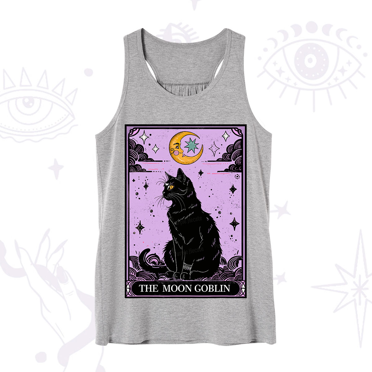 Purplehecate Magical Trash Baby Tarot Cat Tank