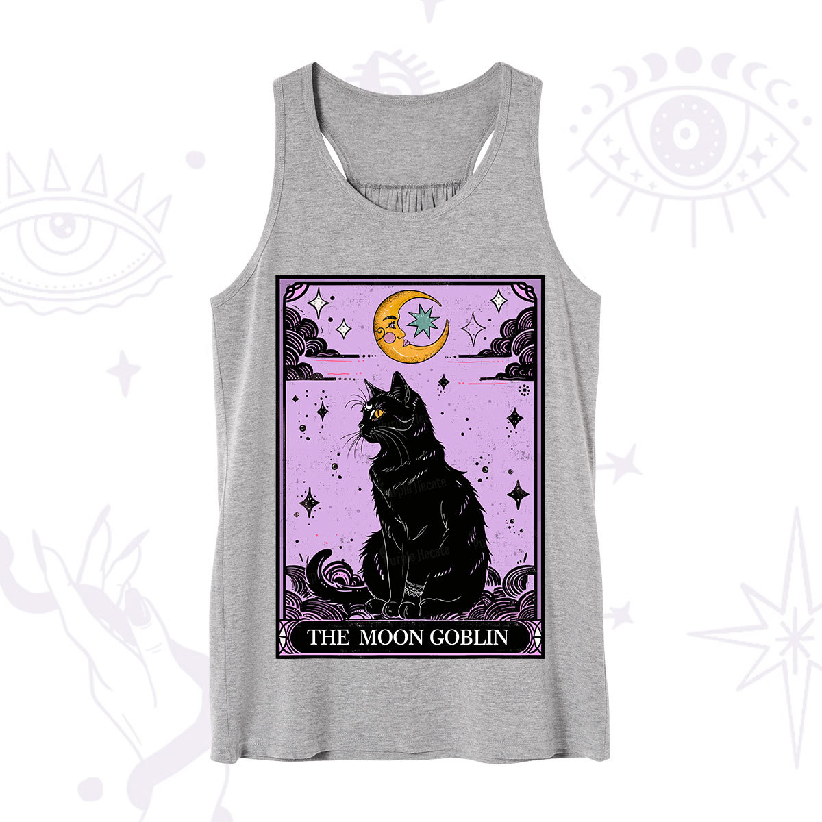 Purplehecate Magical Trash Baby Tarot Cat Tank