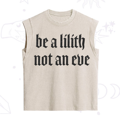 Purplehecate Be a Lilith Not an Eve Vintage Washed Tank