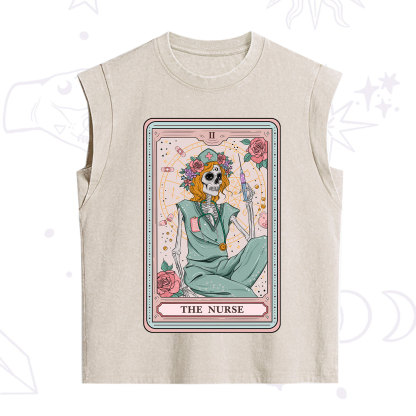 Purplehecate The Nurse Tarot Vintage Washed Tank