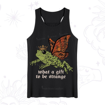 Purplehecate What a Gift to Be Strange Cat Frog Tank