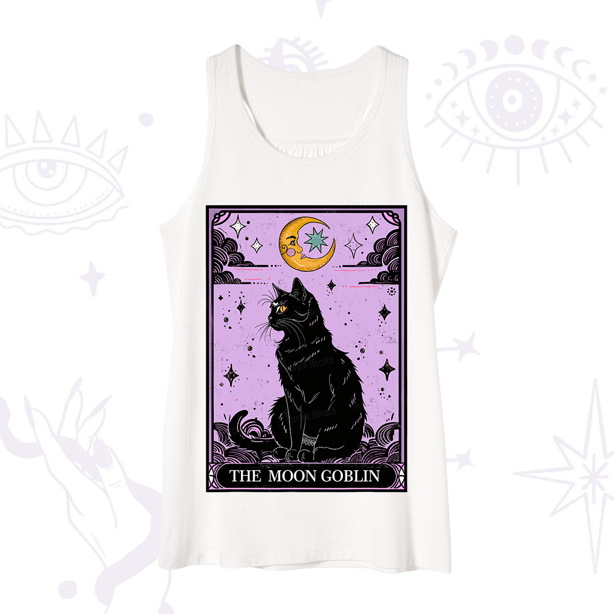 Purplehecate Magical Trash Baby Tarot Cat Tank