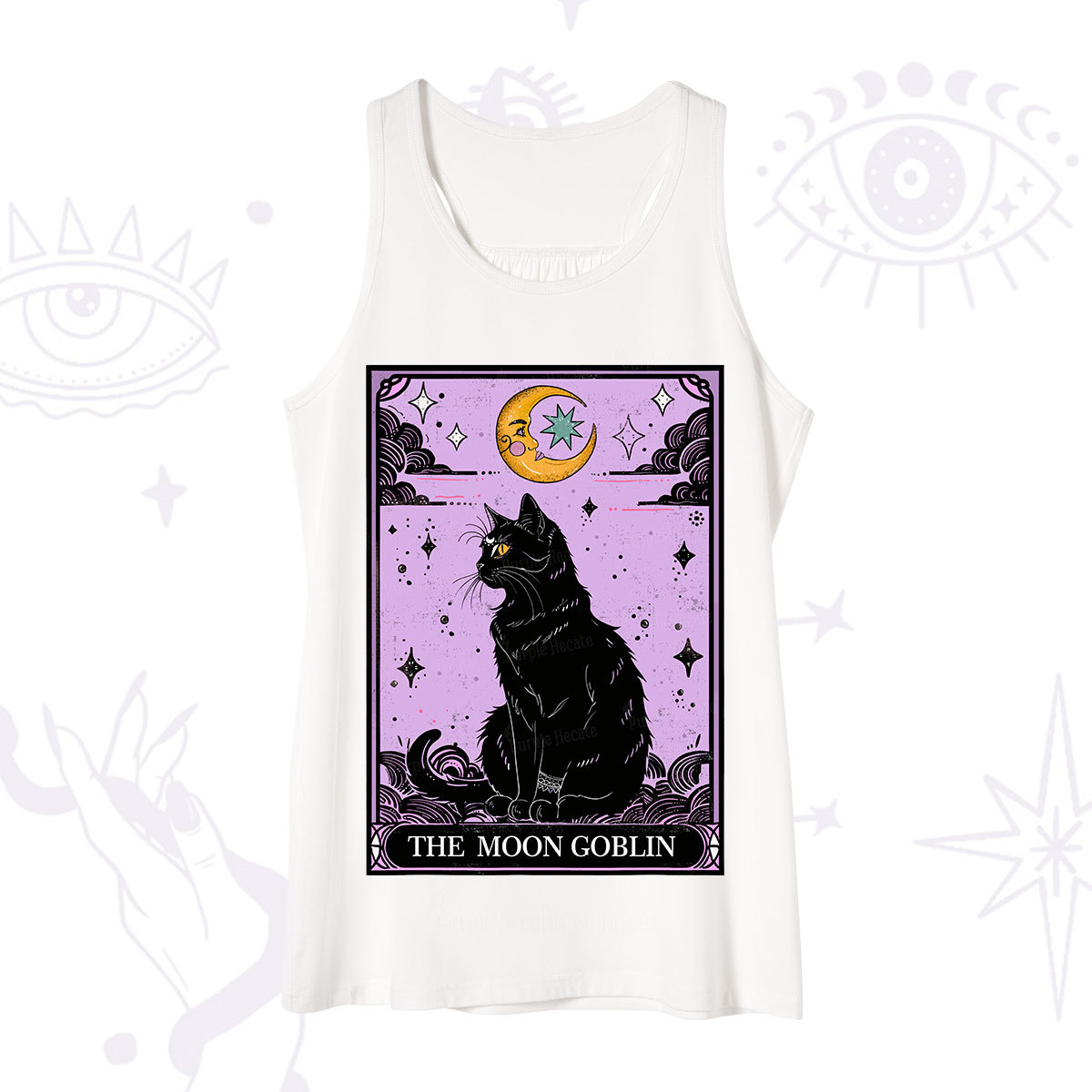 Purplehecate Magical Trash Baby Tarot Cat Tank
