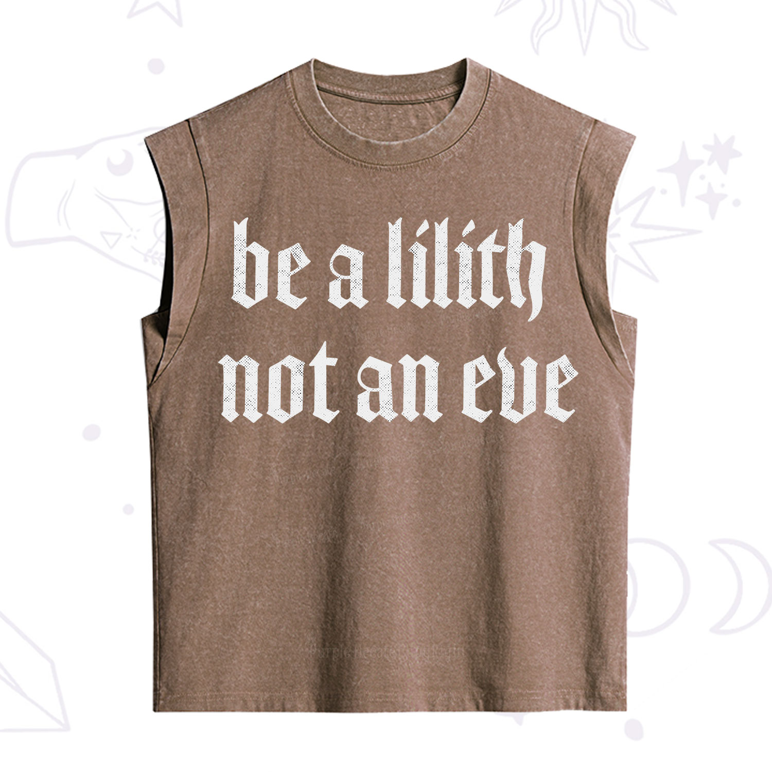 Purplehecate Be a Lilith Not an Eve Vintage Washed Tank