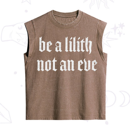 Purplehecate Be a Lilith Not an Eve Vintage Washed Tank