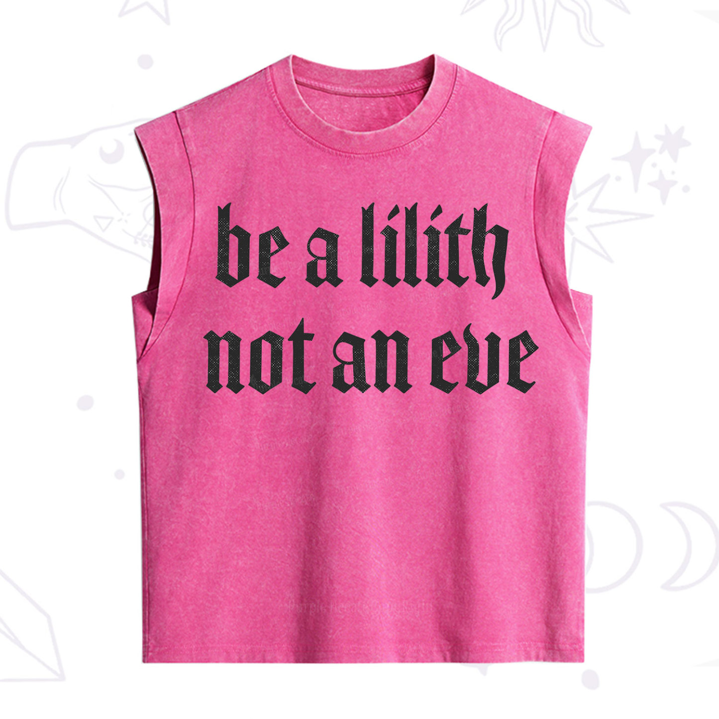 Purplehecate Be a Lilith Not an Eve Vintage Washed Tank