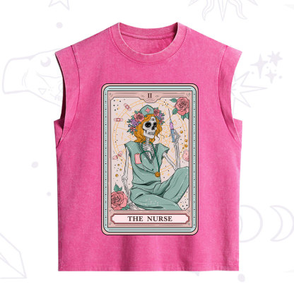 Purplehecate The Nurse Tarot Vintage Washed Tank