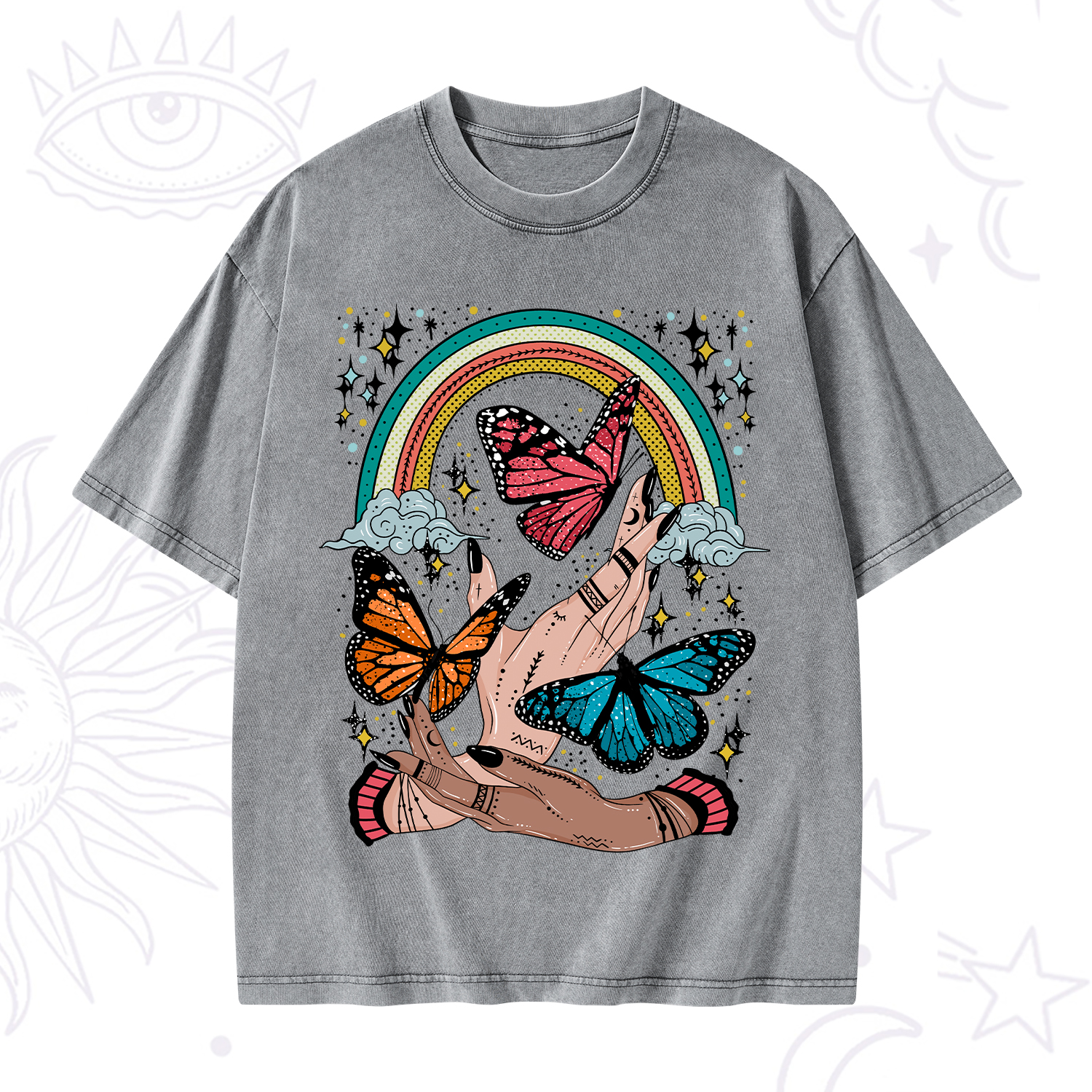 Purplehecate Metamorphoses Washed T-Shirt