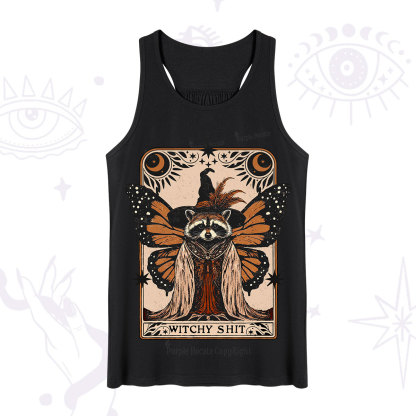 Purplehecate Witchy Shit Raccoon Tank