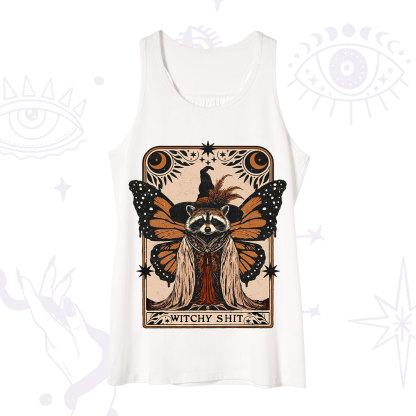 Purplehecate Witchy Shit Raccoon Tank