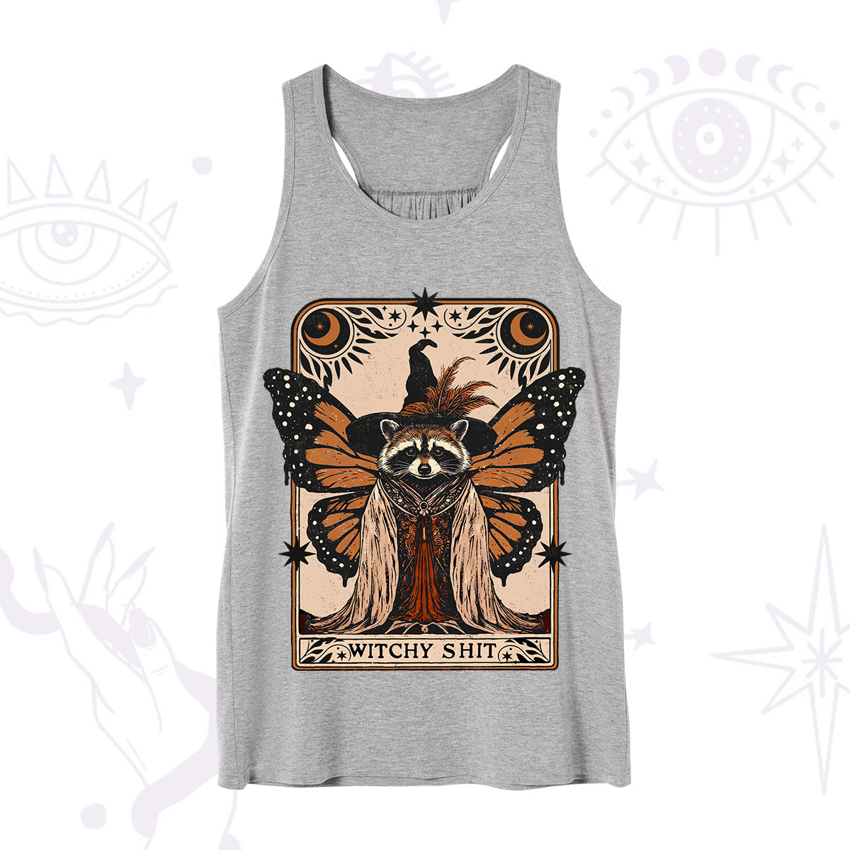 Purplehecate Witchy Shit Raccoon Tank