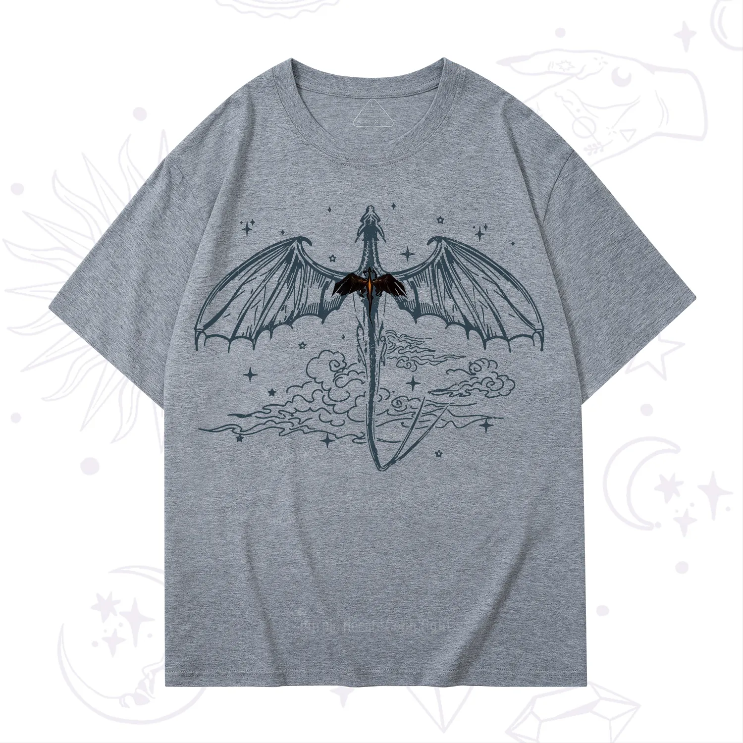 Purplehecate Dragon Rider Celestial Sword T-Shirt