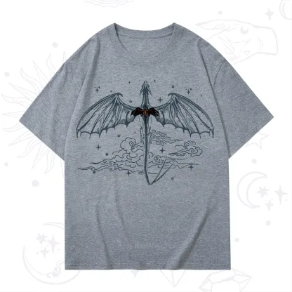 Purplehecate Dragon Rider Celestial Sword T-Shirt
