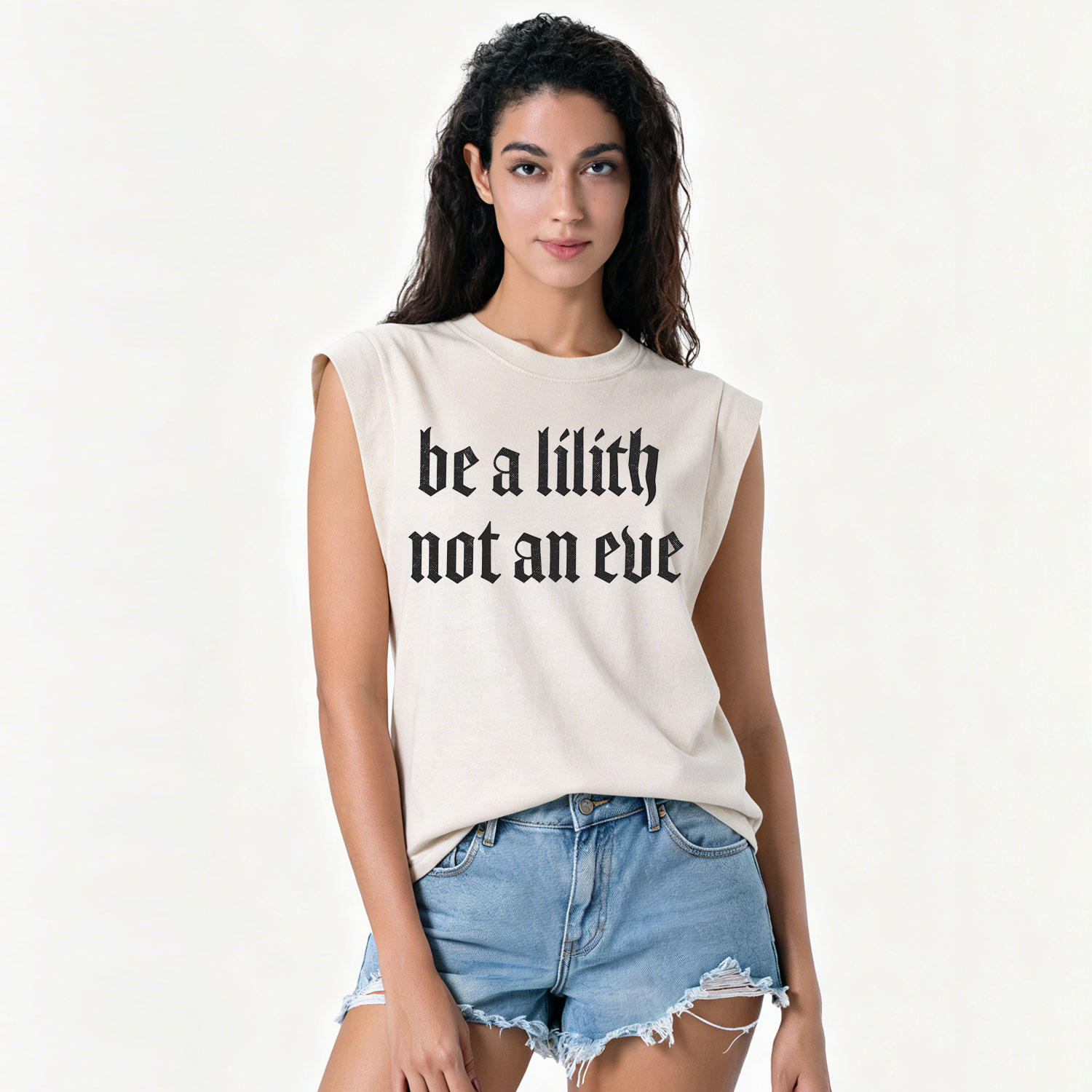 Purplehecate Be a Lilith Not an Eve Vintage Washed Tank