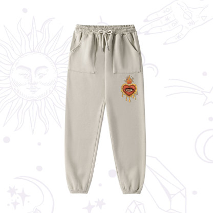 Purplehecate Sorry I'm A Fire Sign Fleece Hoodie Suit