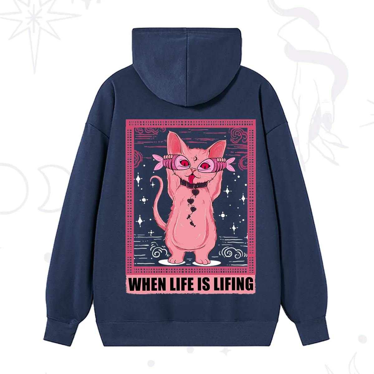 Purplehecate When Life Is Lifting Hoodie