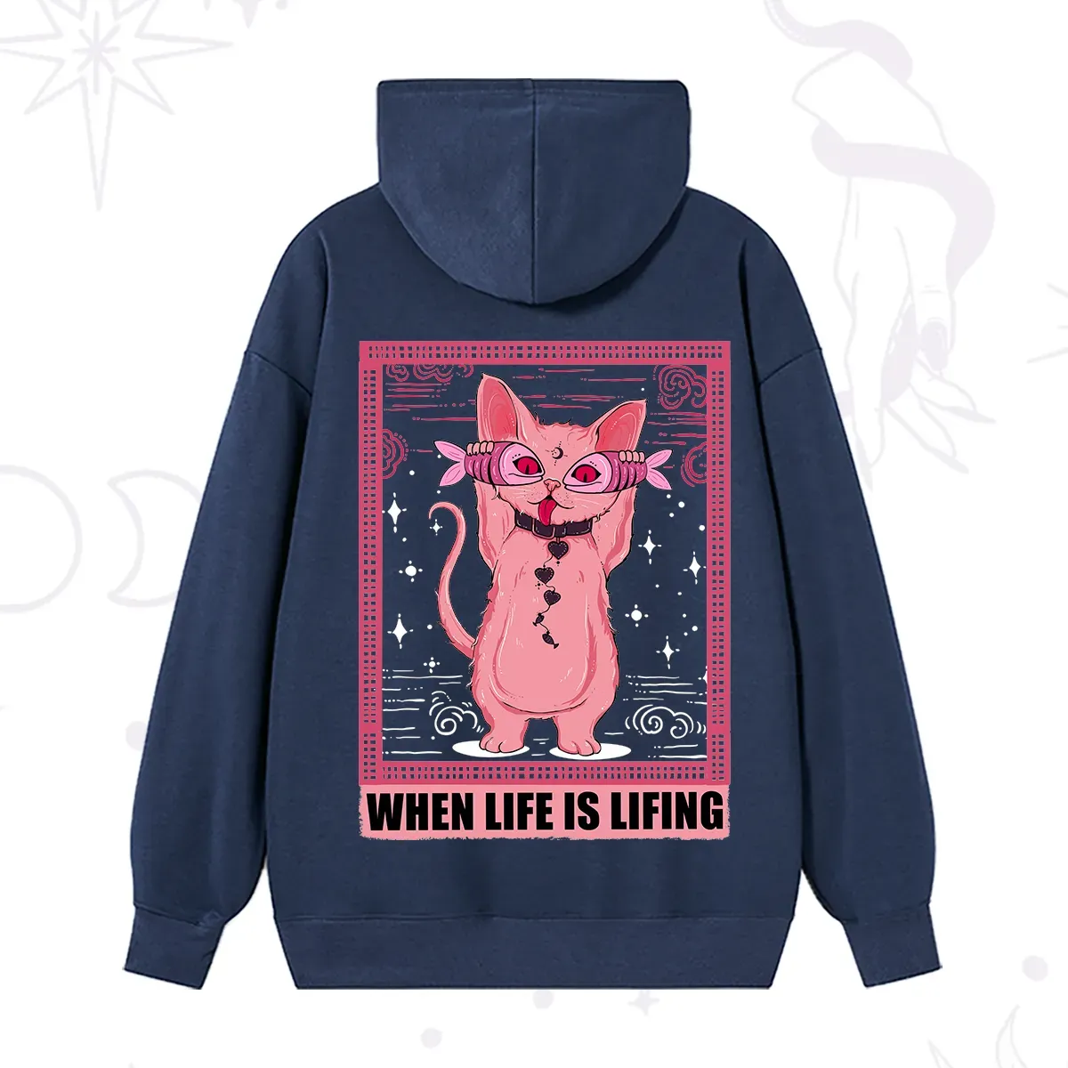 Purplehecate When Life Is Lifting Hoodie