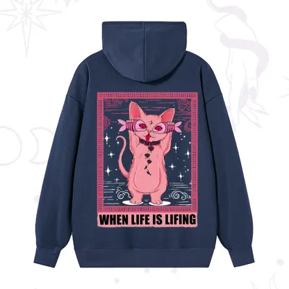 Purplehecate When Life Is Lifting Hoodie