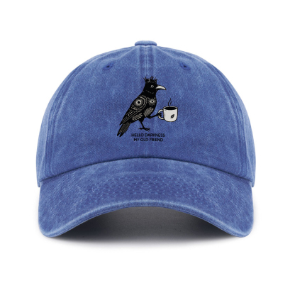 Purplehecate Hello Darkness My Old Friend Baseball Cap