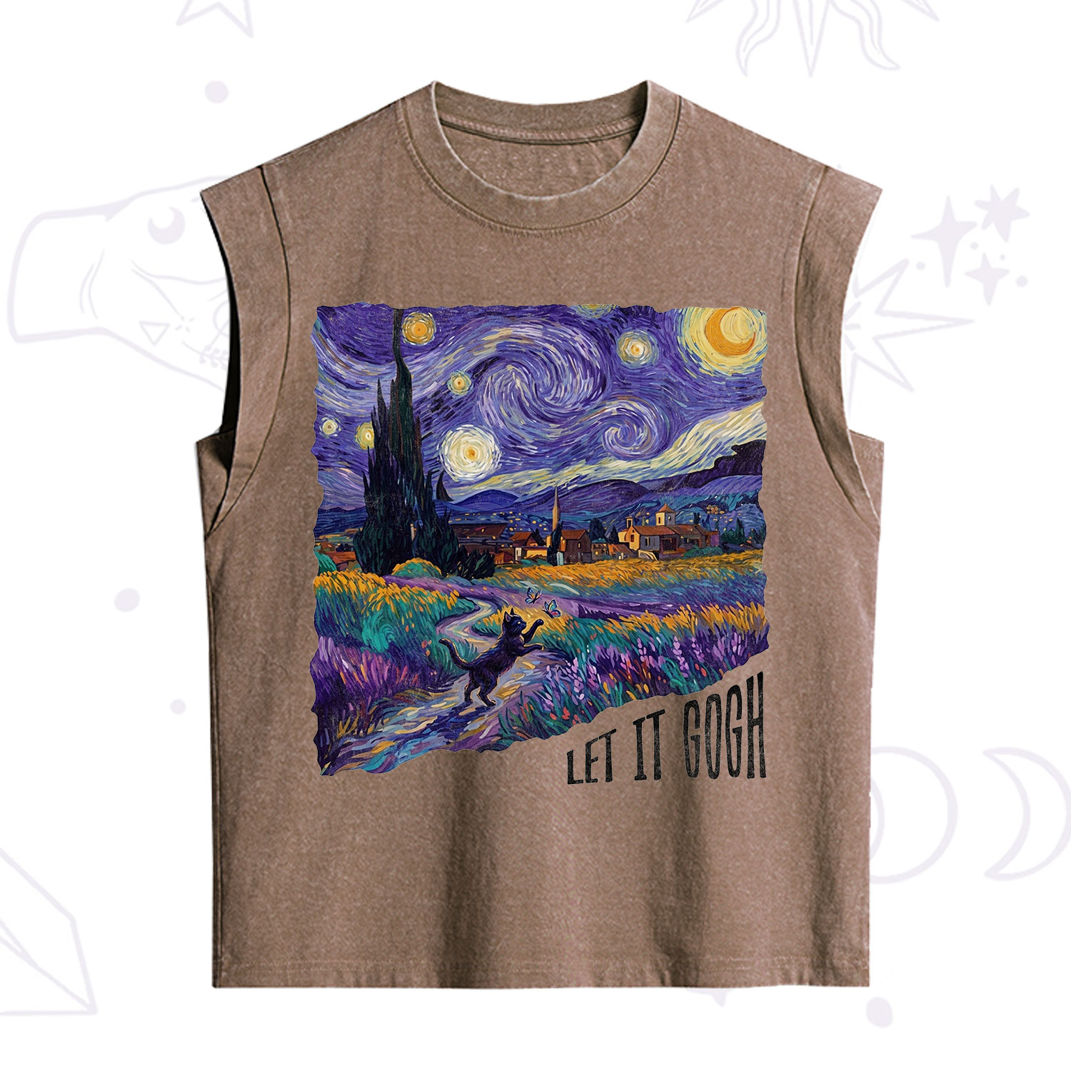 Purplehecate Let It Gogh Vintage Washed Tank