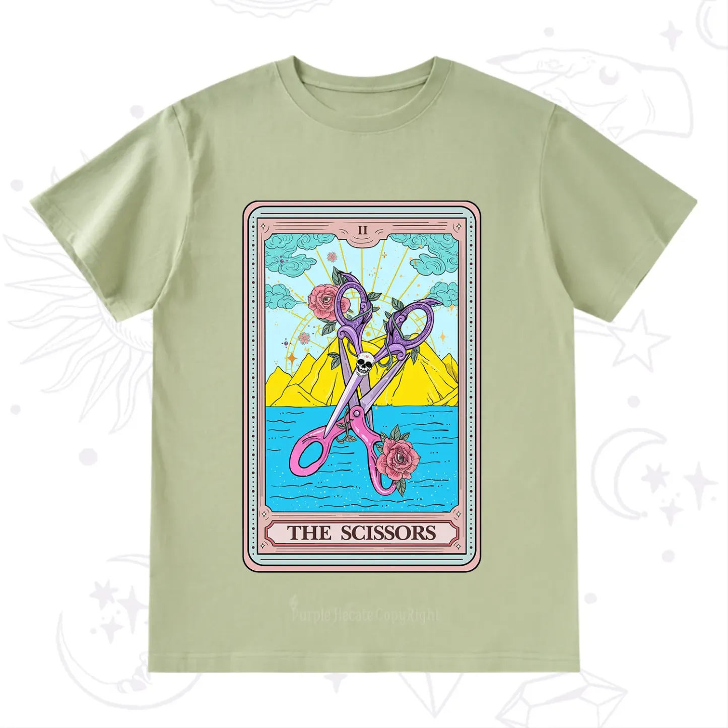 Purplehecate The Scissor Tarot Pride T-Shirt