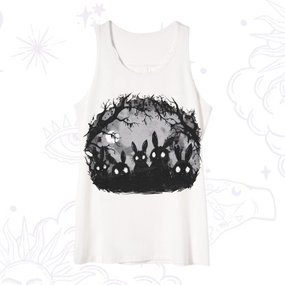 Purplehecate Creepy Weirdcore Bunny Tank