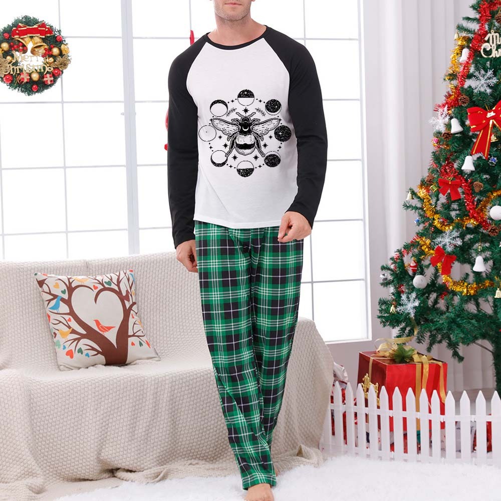 Purplehecate Moon Bee Christmas Pajamas