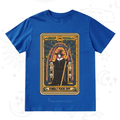 Purplehecate The Kindly Fuck Off Tarot T-Shirt