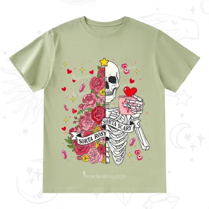 Purplehecate Sorta Rosy Sorta Scary Valentine T-Shirt