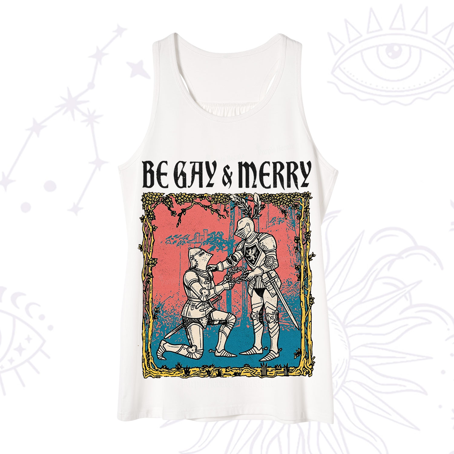 Purplehecate Be Gay & Merry Chivalry Pride Tank